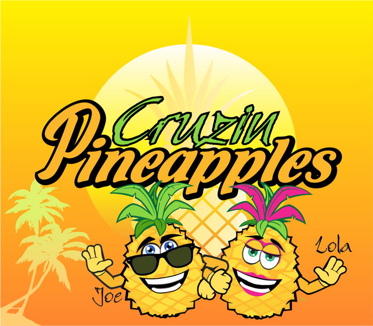 DV8 Dare Cruzin Pineapples Lil' Spinners Pocket Sized Adult Party Games