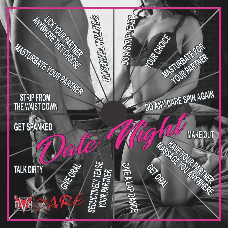 DV8 Dare Date Night Portable Spinner Erotic Couples Foreplay Game