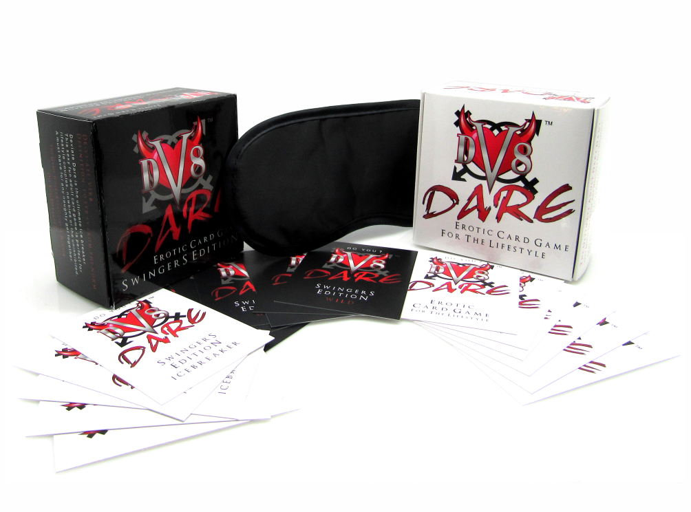 DV8 Dare Double Down Collection Swingers Edition and Erotic Dare Adult Card Games