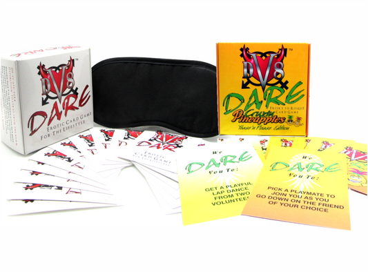 DV8 Dare™ Erotic Dare and Cruzin Pineapples  The Original Adult Card Games for the Lifestyle We’ve combined two of the most sought-after games in the lifestyle  The must-haves for elevating your sexually social experiences.