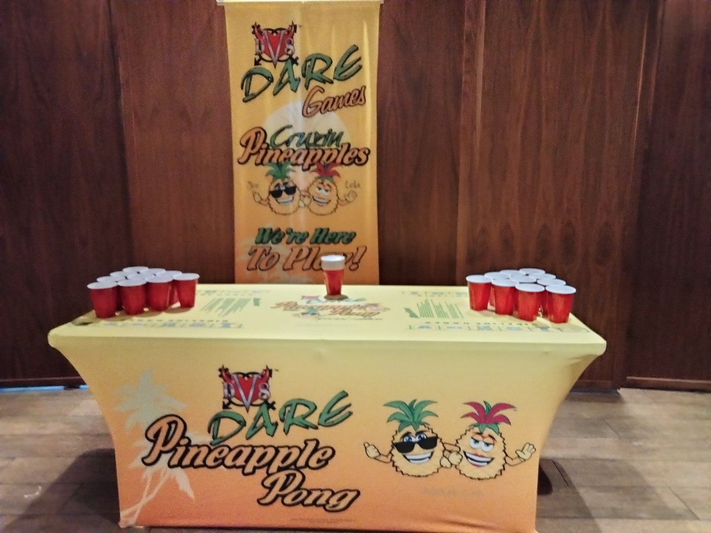 DV8 Dare Pong Adult Party Game Full Table Wrap for Parties and Events