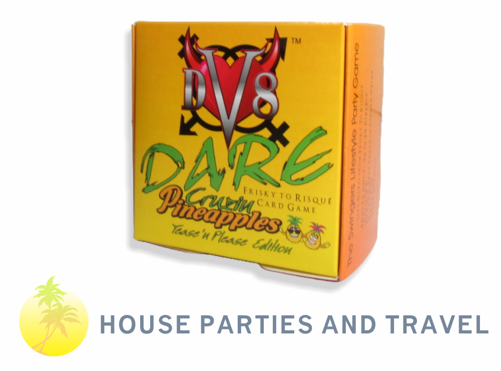 DV8 Dare Cruzin Pineapples Tease n Please Elite Lifestyle Collection Perfect for House Parties and Travel