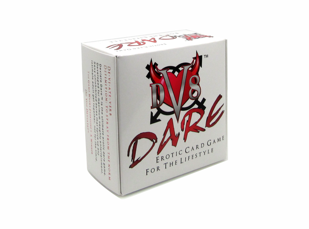 DV8 Dare Erotic Card Game for The Lifestyle Edition  The First Ever Lifestyle Game created for Seasoned Swingers White Box 34 View Deviate Dare Adult Party Game of the lifestyle 