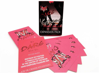 DV8 Dare Extreme Full Swap Expansion Pack Adult Card Game Showing Extreme Dare