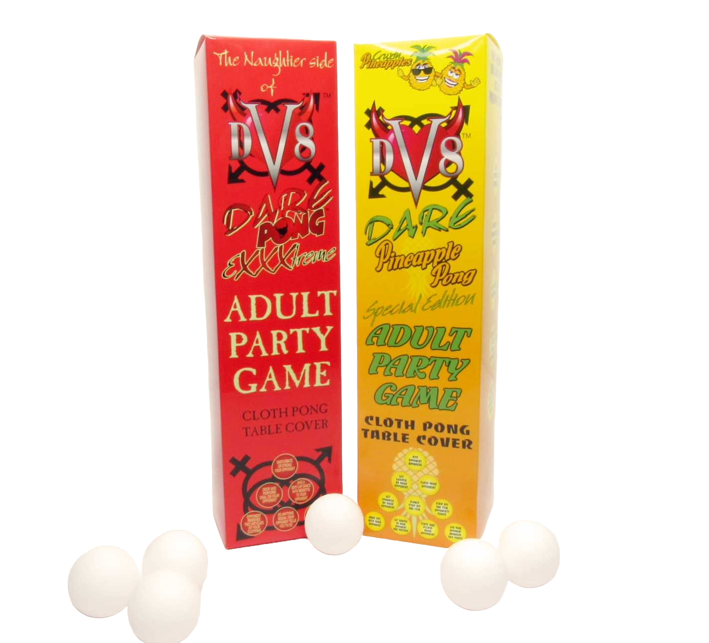 DV8 Dare™ Pineapple Pong Cruzin' Pineapples Special Edition - The Playful Icebreaker Adult Party Game